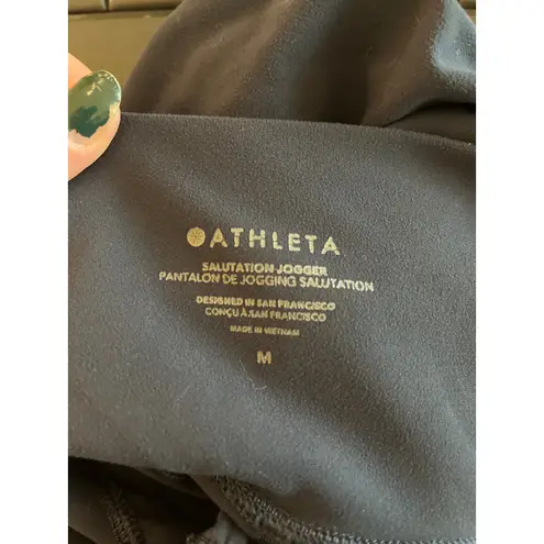 Athleta  Salutation High Rise Joggers Navy Size Medium‎ - Image 5