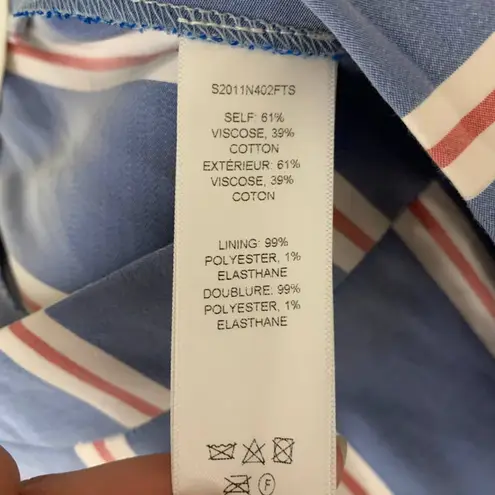 Carolina Herrera Stripe Mini Skirt Spring 2020 Womens 14