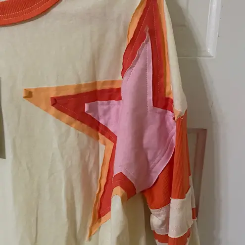 Sage & Fig Colorful Star Long Sleeve Tee. Star collection. 100% cotton. Orange