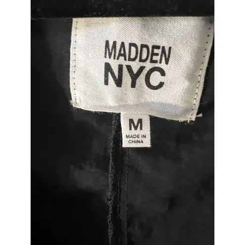 Madden NYC Womens Sleeveless Utility Jumper Size M Black Size M