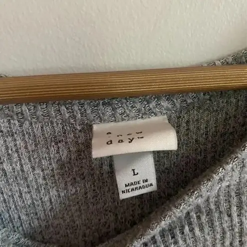 A New Day  Gray Ribbed Sweater Dress - Image 6