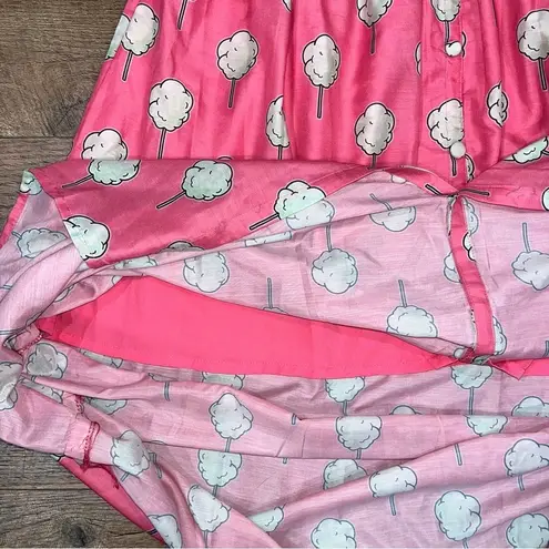 NWT! Cotton Candy Muslin Flare Dress Magic School Bus Dress Mrs. Frizzle Pink Size L