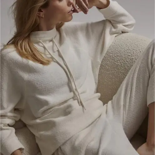 Varley Maceo Textured Sweat * Ivory Large