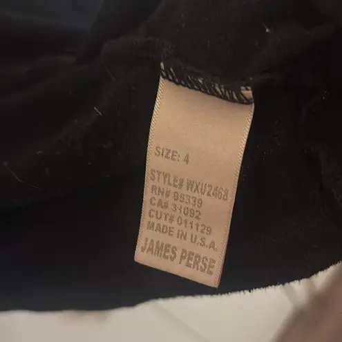 James Perse Black Cardigan Sweater Size 4