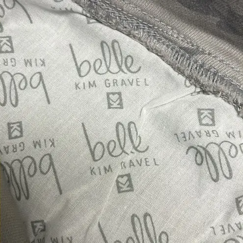 Belle by Kim Gravel Camo Triple Luxe Cropped Pull On Capri Jeans