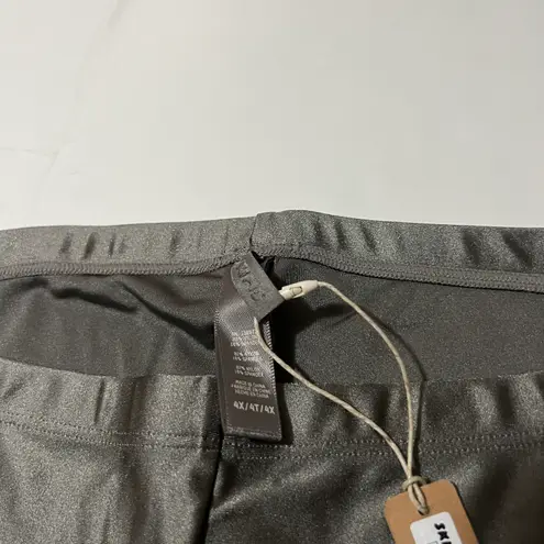 SKIMS | Shine Spandex Jersey Gray Chalk Bike Short