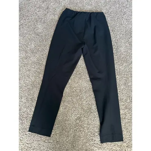 Soft Surroundings Women’s S Pull On Elastic Waist Black Tapered pleated pants