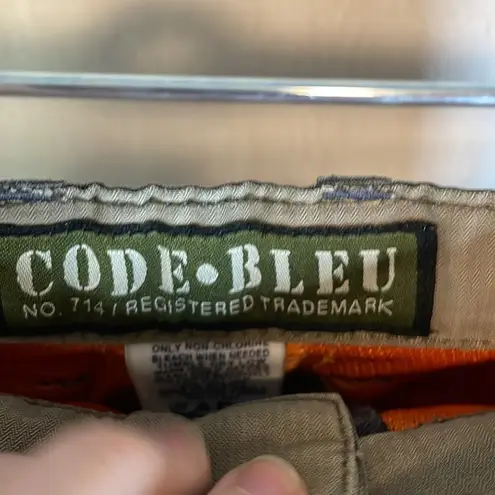 Code Bleu Olive Green Casual Shorts Pockets Comfort Summer Style Size undefined