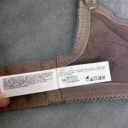 Wacoal Awareness Full Figure Seamless Underwire Bra 32D 85567 Taupe Brown New