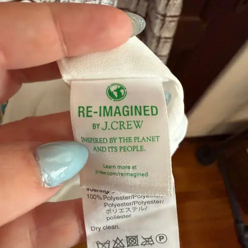 J. CREW Collection | Silk Twill Pleated Brown Plaid Midi Shirt Dress | Size 0