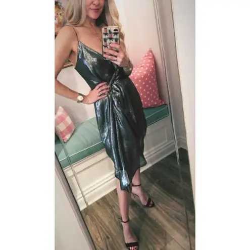 Cami NYC silver metallic Tori cocktail dress XS