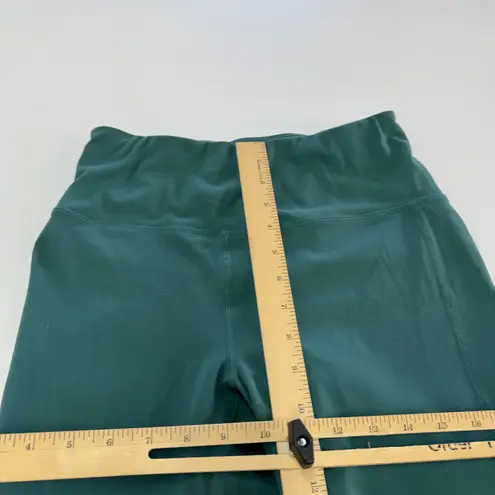 Happily Grey Pants Womens Medium Green Flare Yoga Athletic Stretch