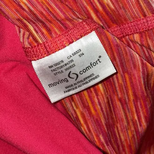 Moving Comfort Women’s Pink Striped Active Jacket Size Medium