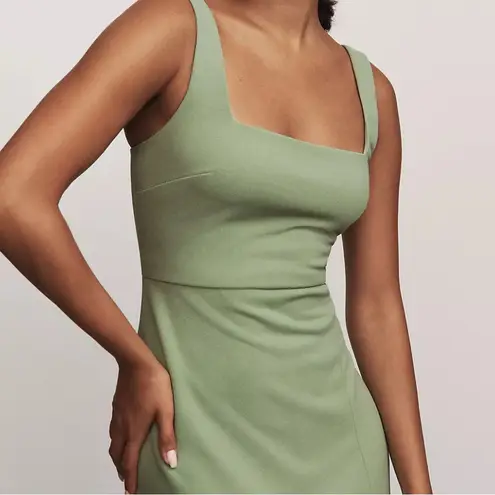 BHLDN Blake Square-Neck Stretch Crepe Maxi Dress