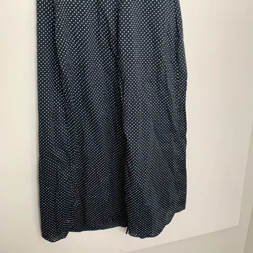 Jenni Kayne Polka Dot Wrap Dress Navy Womens XS