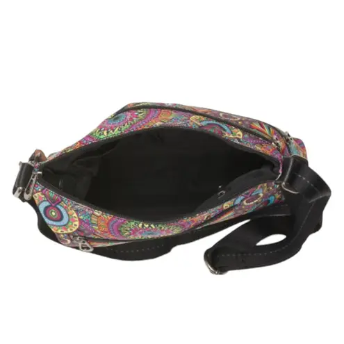 Sakroots Rainbow Wanderlust Artist Circle Eco Twill Crossbody