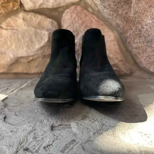 Aquatalia Womens Falco Chelsea Ankle Bootie Suede Heeled Boots