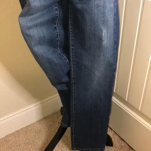 Paper Denim & Cloth Medium Blue Wash Distressed Look Jeans Size 29