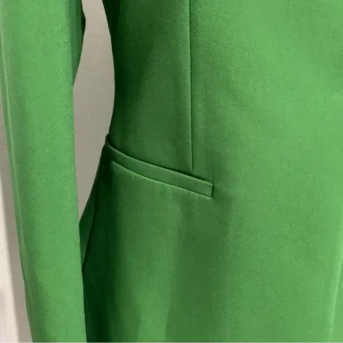 ZARA New ‎ Women Green Lapelless Fitted Blazer Size Medium