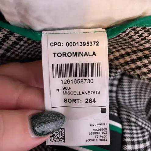 Hugo Boss Women 12 Black White Houndstooth Torominala Glen Plaid Ankle Trousers