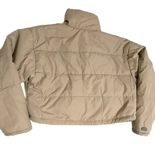 The Fifth Label Designer Beige Puffer Jacket Women’s Sz S Coat Trendy Fit