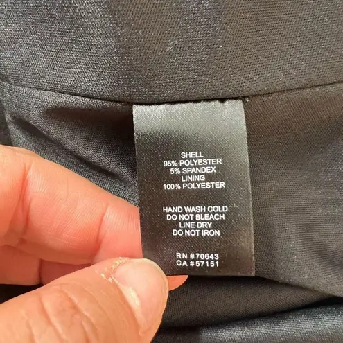 Jessica Howard NWT 3/4 sleeve black and white print sheath dress size 14p