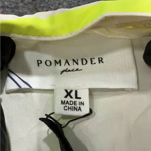 Tuckernuck Pomander Place Pia Striped Cotton Dress Swim Cover Up Yellow Tan XL