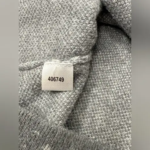 Ann Taylor Ann‎ Taylor Gray Peplum Short Sleeve Sweater Top Womens Size L Business Casual