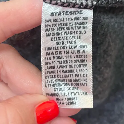 Anthropologie Stateside ‎ Fleece Turtleneck Gathered Side size large