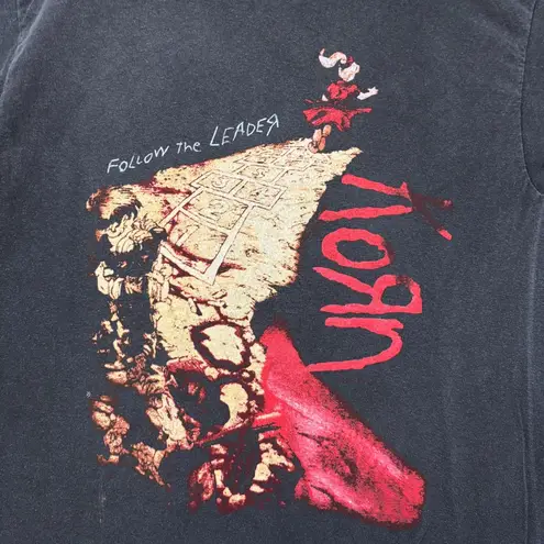 Korn Follow the Leader Nu Metal Band T-Shirt Size Large