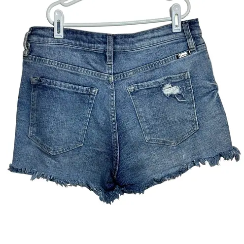 Kancan Jean Shorts Distressed Short Size 7/27 Preppy Beach Resortwear Blue Size undefined