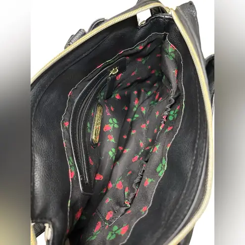 Betsey Johnson Whimsigoth Kitschy Glam Betsy Johnson Girly Grunge Awning Striped Y2K Crossbody