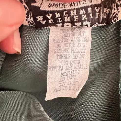 Vtg 1849 Authentic Ranchwear Set Skirt Medium Western Boho Rodeo Aztec Fringe Green