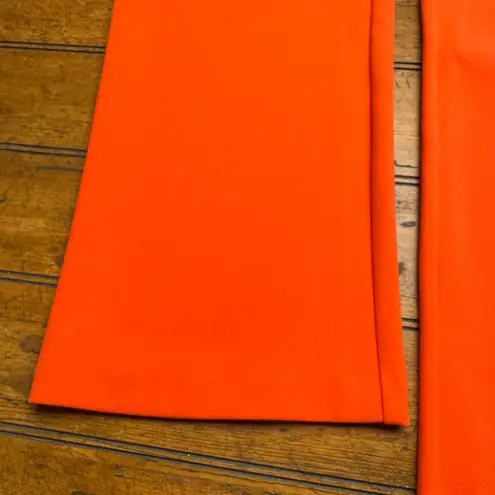 DQ2 Wide Leg Palazzo Pants Orange High Waist Flare Flowy