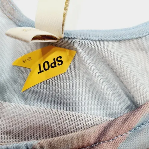 Lovewave the Osseo Mini Dress in Blue Marble Medium