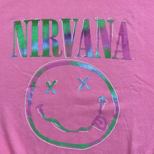 Nirvana Nevermind Grunge Band Oversized Crewneck Sweater L