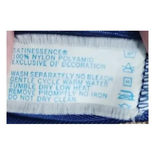 Vassarette Slip Dress Womens Navy Blue Lace V Neck Adjustable Strap Romantic