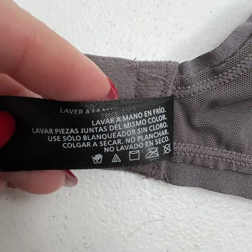 Natori Size 32DDD Bra 7313219 Refined Contour Underwire Gunmetal Cool Touch Gray