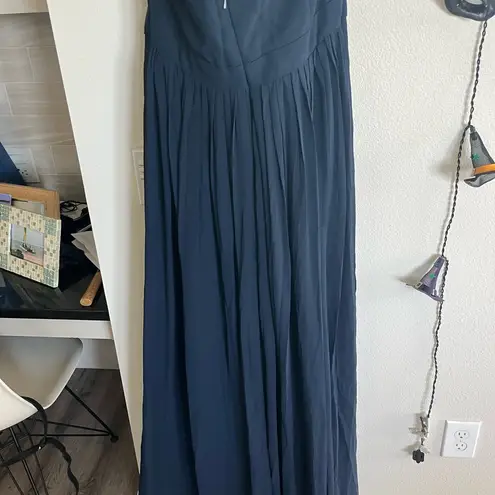 Jenny Yoo  Navy Blue Mira Convertible Dress 18