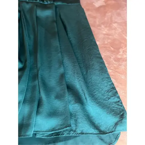 Rebecca Taylor NWT Halter Teal Green Cocktail Mini Dress Size 6 Dinner Datenight