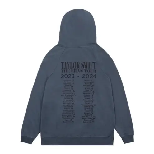 Taylor Swift  The Eras Tour Charcoal Hoodie