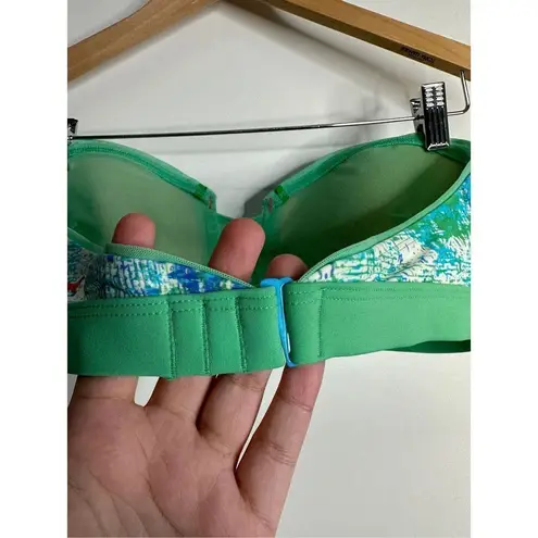 Under Armour  Bikini Top Womens Green/Blue Size Medium