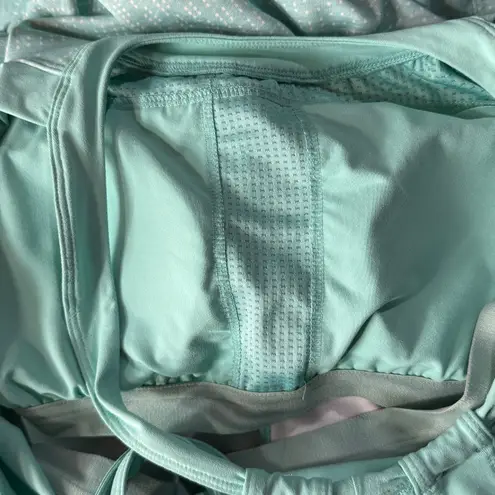 prAna Large Cantine Halter Dress Wicking Shelf Bra Padded Stretch Geometric