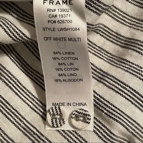 frame denim Women’s Frame Long Sleeve Button Down Shirt - Image 10