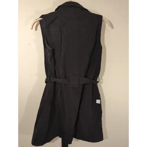 RTR Toccin x RTR Sz 12 Black Trench Blazer Asymmetric Wrap Mini Dress