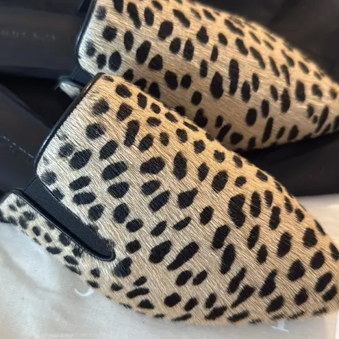 Jenni Kayne New pony hair mules in cheetah print