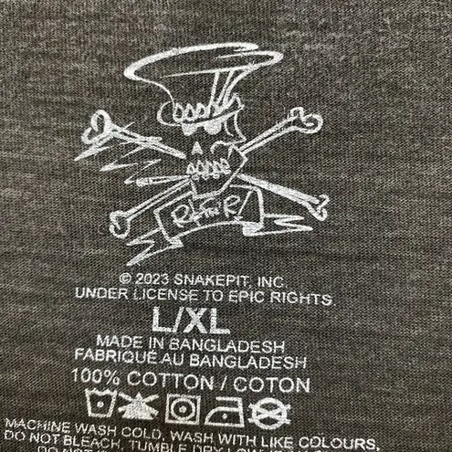 Slash Apocalyptic Love Oversized Distressed Tshirt size L/XL