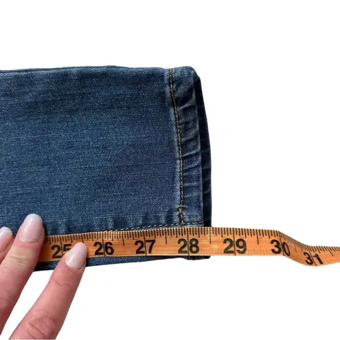 Judy Blue Stretch Distressed Skinny Jeans With Mexican Baja Exposed Fabric 26