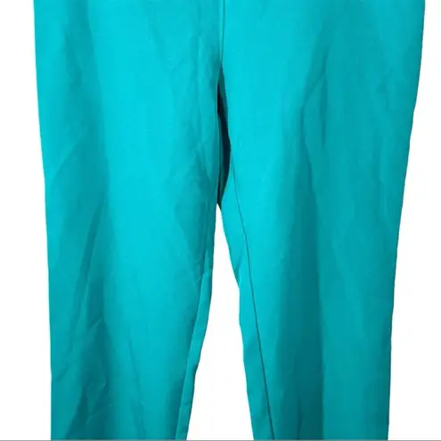 Sincerely Jules Green Cropped Pants Micro Flare Straight Leg Size Large NWOT