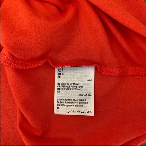 Alfani NWOT Coral Asymmetrical Sleeveless Blouse S